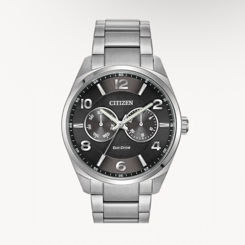 Citizen Eco-Drive Corso Stainless Steel Men's Watch AO9020-84E Brand New